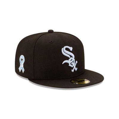 Chicago White Sox Gorra | New Era MLB Father's Day 59fifty Fitted Cap Mexico - Negros